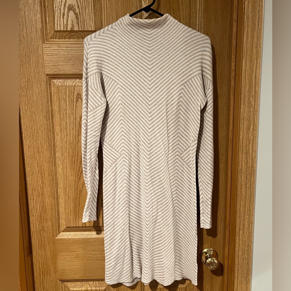 Cynthia Rowley Beige Knit Turtleneck Dress